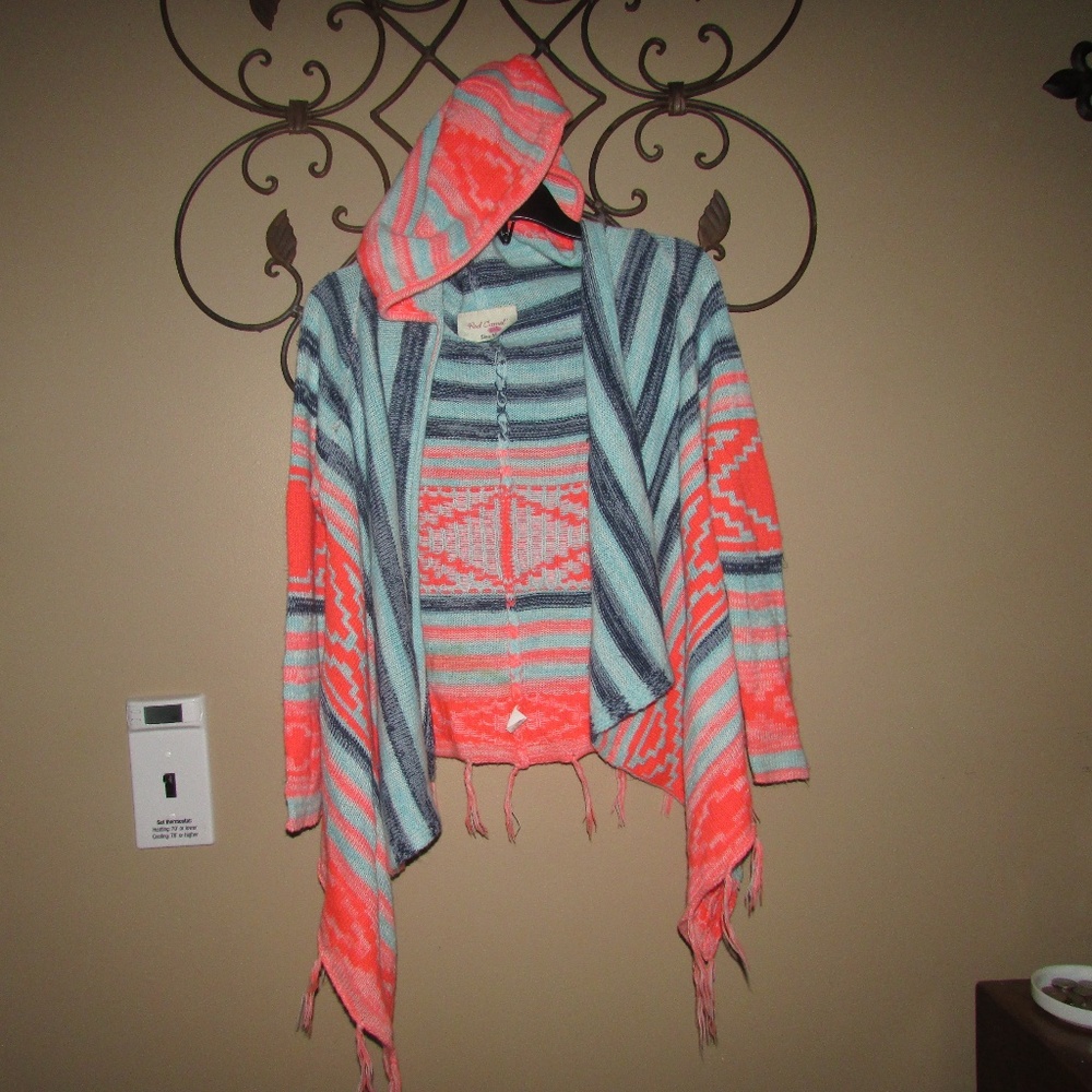 colorful little girls cardigan